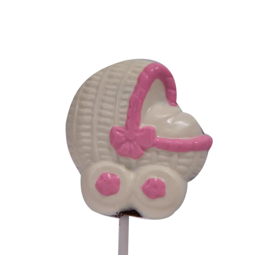 PALETA DE CHOCOLATE – BABY SHOWER NIÑA(Docena) - Imagen 4