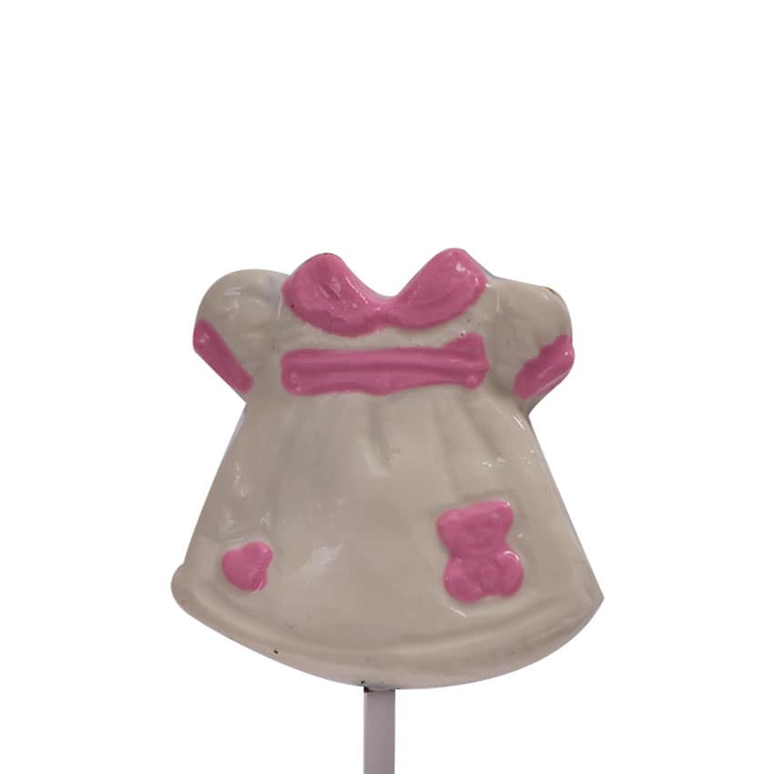 PALETA DE CHOCOLATE – BABY SHOWER NIÑA(Docena) - Imagen 2