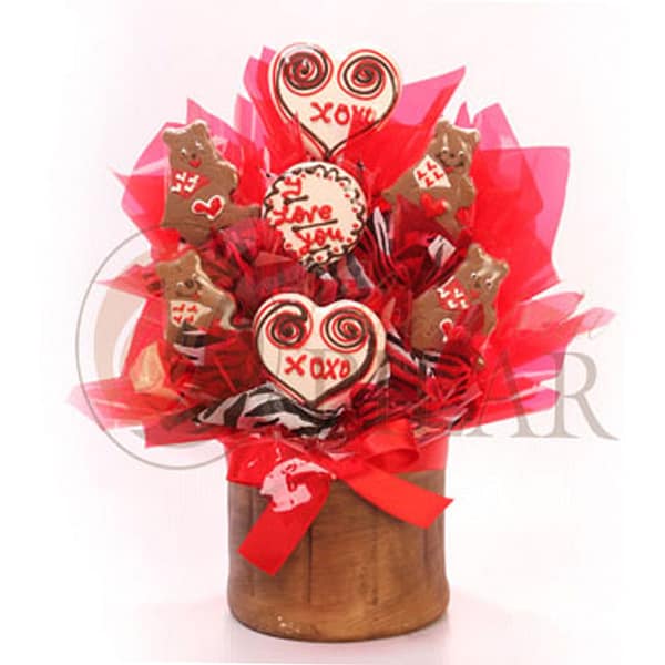 ARREGLO CORAZONES OSOS