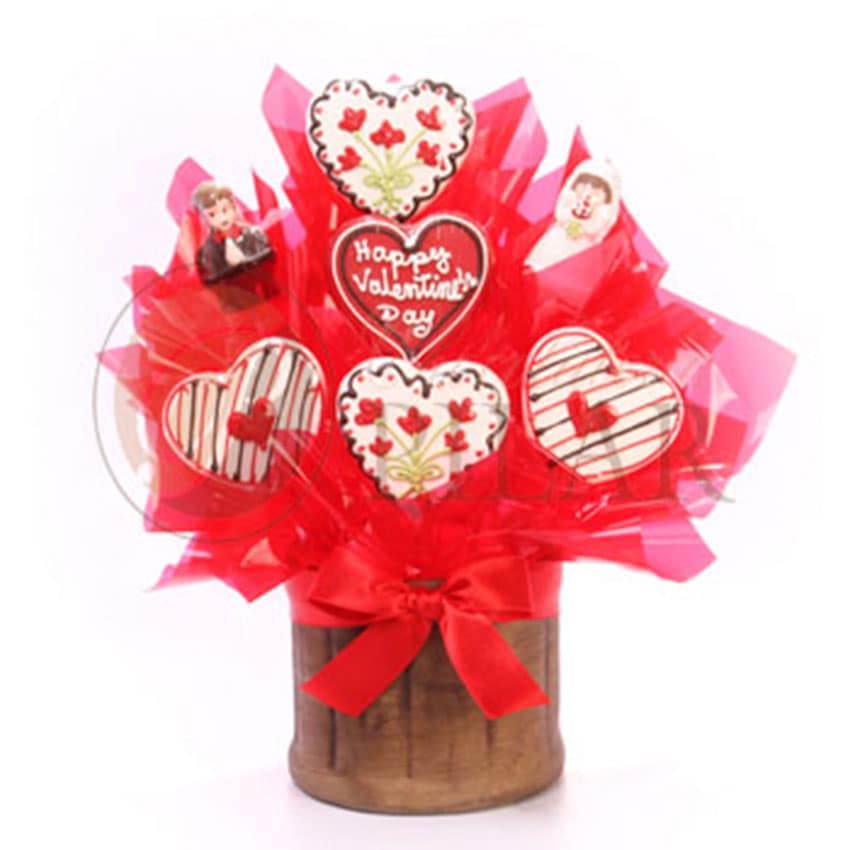 ARREGLO CORAZONES NOVIOS